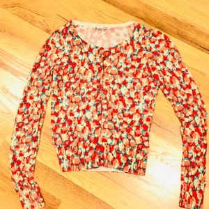 Floral cardigan size ca XS